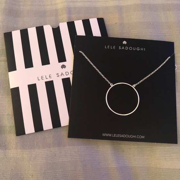 Lele Sadoughi Circle Necklace - Picture 2 of 5
